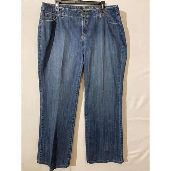 Lands End Jeans Womens Size 16 Boot Cut - Picture 1 of 7